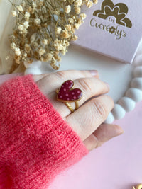 Bague AUGUSTA à pois