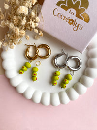 Pampilles BROCHETTE D'OLIVES - boucles d’oreilles interchangeables