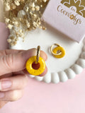 Pampilles rondelle d'ananas SERENA - boucles d’oreilles interchangeable