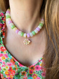 Collier JUDITE multicolores pour charm's interchangeables - disponible en plusieurs coloris