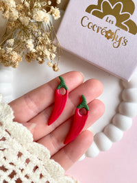 Pampilles piment spicy SERENA - boucles d’oreilles interchangeables