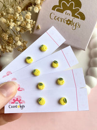 Puces d’oreilles mini citrons