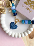 Charm's INAYA effet Denim bleu foncé - charm's interchangeables