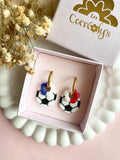 Pampilles BALLON DE FOOT - boucles d’oreilles interchangeables