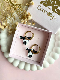 Pampilles SAVANNAH petite tête de vache - boucles d’oreilles interchangeables