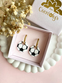 Pampilles BALLON DE FOOT - boucles d’oreilles interchangeables
