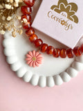 Charm's APPOLINE couleurs litchi ou fruits rouges - charm's interchangeables