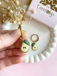 Pampilles SERENA poire - boucles d’oreilles interchangeables