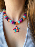 Collier JUDITE multicolores pour charm's interchangeables - disponible en plusieurs coloris