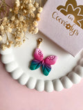 Charm's MELLY dégradé vert émeraude, framboise, rose doux - charm's interchangeables