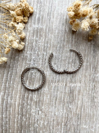 Créoles pour Pampilles interchangeable - boucles d’oreilles modulables