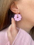 Pampilles CALYPSO rose doux - boucles d’oreilles interchangeables