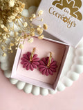 Pampilles APPOLINE litchi ou fruits rouges - boucles d’oreilles interchangeables