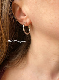 Créoles pour Pampilles interchangeable - boucles d’oreilles modulables