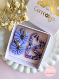 BOX DOUCE MAMAN, Une box fleurie de 2 paires de Pampilles interchangeables