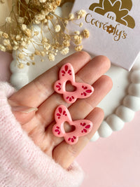 Pampilles papillons OPHÉLIA litchi ou mandarine - boucles d’oreilles interchangeablesa