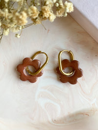 Pampilles MARIETTE nacré - boucles d’oreilles interchangeables