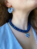 Charm's INAYA marinière bleu marine et blanc - charm's interchangeables