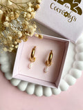 Pampilles PERLE D'EAU DOUCE - boucles d’oreilles interchangeable