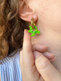 Pampilles CLOA petite tortue de mer verte - boucles d’oreilles interchangeables