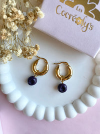 Pampilles MYRTILLES - boucles d’oreilles interchangeables
