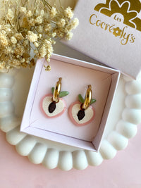 Pampilles demi pêche SERENA - boucles d’oreilles interchangeable