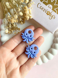 Pampilles POULPI petit poulpe - boucles d’oreilles interchangeables