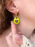 Pampilles avocat SERENA - boucles d’oreilles interchangeables