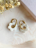 Pampilles MARIETTE nacré - boucles d’oreilles interchangeables