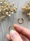 Créoles à clips pour oreilles non percées, pour Pampilles interchangeable - boucles d’oreilles modulables