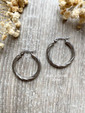 Créoles pour Pampilles interchangeable - boucles d’oreilles modulables
