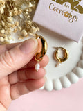 Pampilles PERLE D'EAU DOUCE - boucles d’oreilles interchangeable