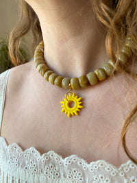 Charm's GABRIEL petit soleil jaune - charm's interchangeables