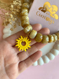 Charm's GABRIEL petit soleil jaune - charm's interchangeables