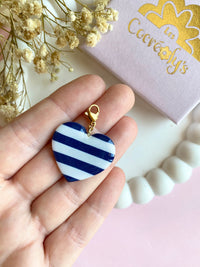Charm's INAYA marinière bleu marine et blanc - charm's interchangeables