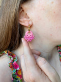 Pampilles POULPI petit poulpe rose - boucles d’oreilles interchangeables