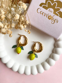 Pampilles OLIVE - boucles d’oreilles interchangeables