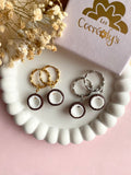 Pampilles NOIX DE COCO - boucles d’oreilles interchangeables