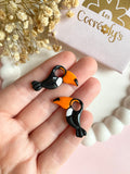 Pampilles ZAZU petit toucan - boucles d’oreilles interchangeables