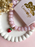 Charm's FRAISE points blancs - charm's interchangeables