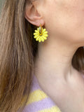 Pampilles APPOLINE jaune citron ou lilas - boucles d’oreilles interchangeables