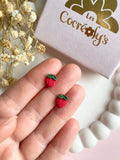 Puces d’oreilles mini fraises