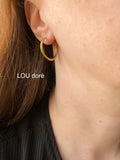 Créoles pour Pampilles interchangeable - boucles d’oreilles modulables