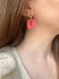 Pampilles BAO jaune citron, bois de rose ou lilas - boucles d’oreilles interchangeables