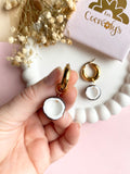 Pampilles NOIX DE COCO - boucles d’oreilles interchangeables