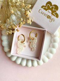 Pampilles CAMILIA l'hippocampe - boucles d’oreilles interchangeables