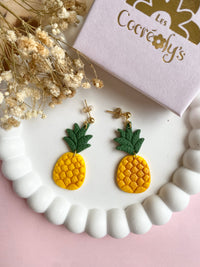 Puces d’oreilles Ananas