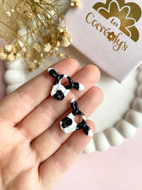 Pampilles SAVANNAH petite tête de vache - boucles d’oreilles interchangeables