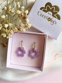 Pampilles MARIETTE nacré - boucles d’oreilles interchangeables