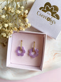 Pampilles MARIETTE nacré - boucles d’oreilles interchangeables
